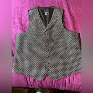 Champs Ralph Lauren, tux best - medium- gray/black geometric patterns